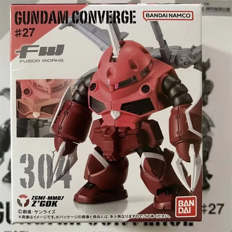Spot Goods Bandai Véritable Fw Converge # 27 figurines d'anime Zgmf-Mm07 Z'Gok Xxxg-01sr Sandrock Gelgoog canon Gashapon Shokugan jouet