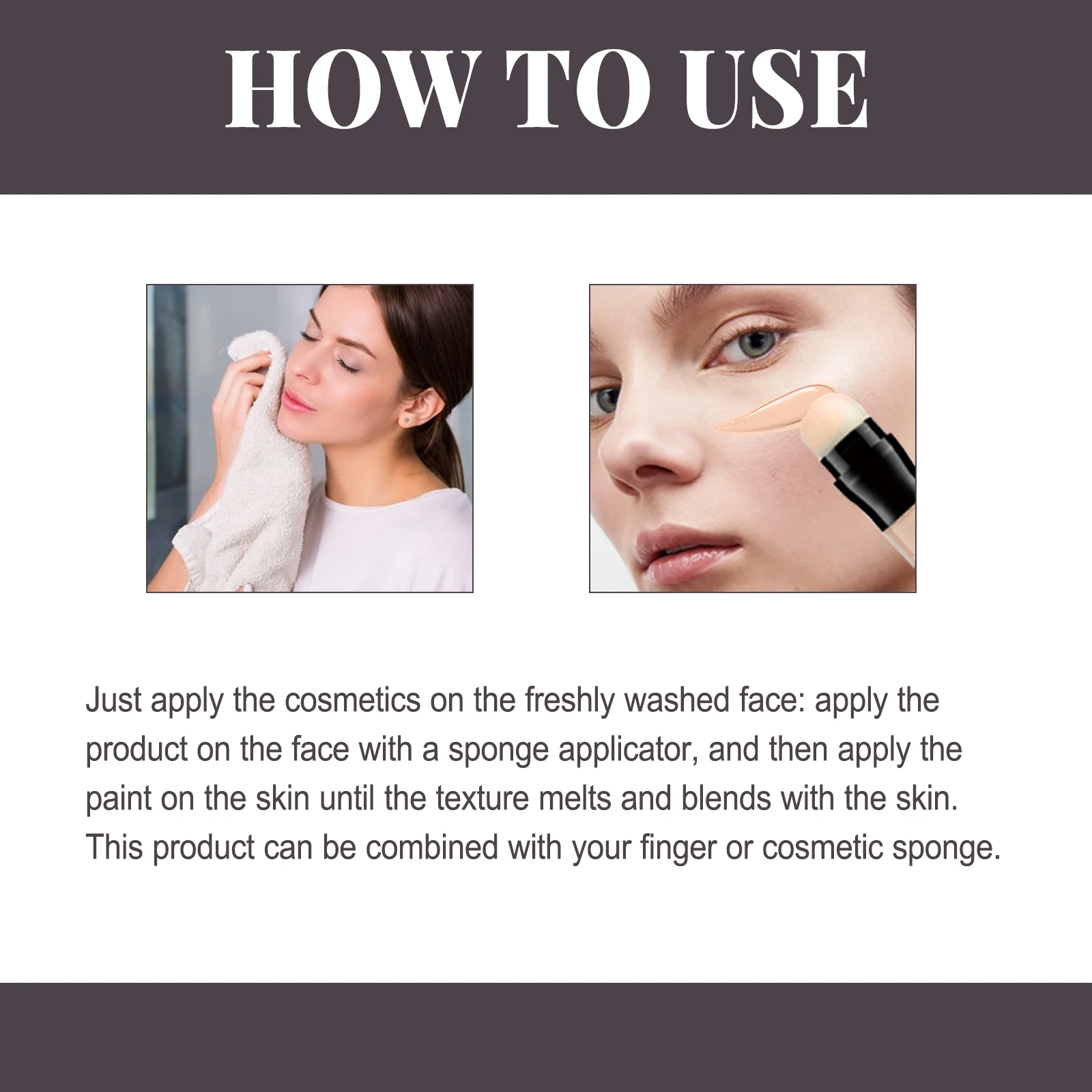 Paquet de 2 bâtons correcteurs, couverture complète, légers, durables pour les cernes, couverture impeccable, tous types de peau