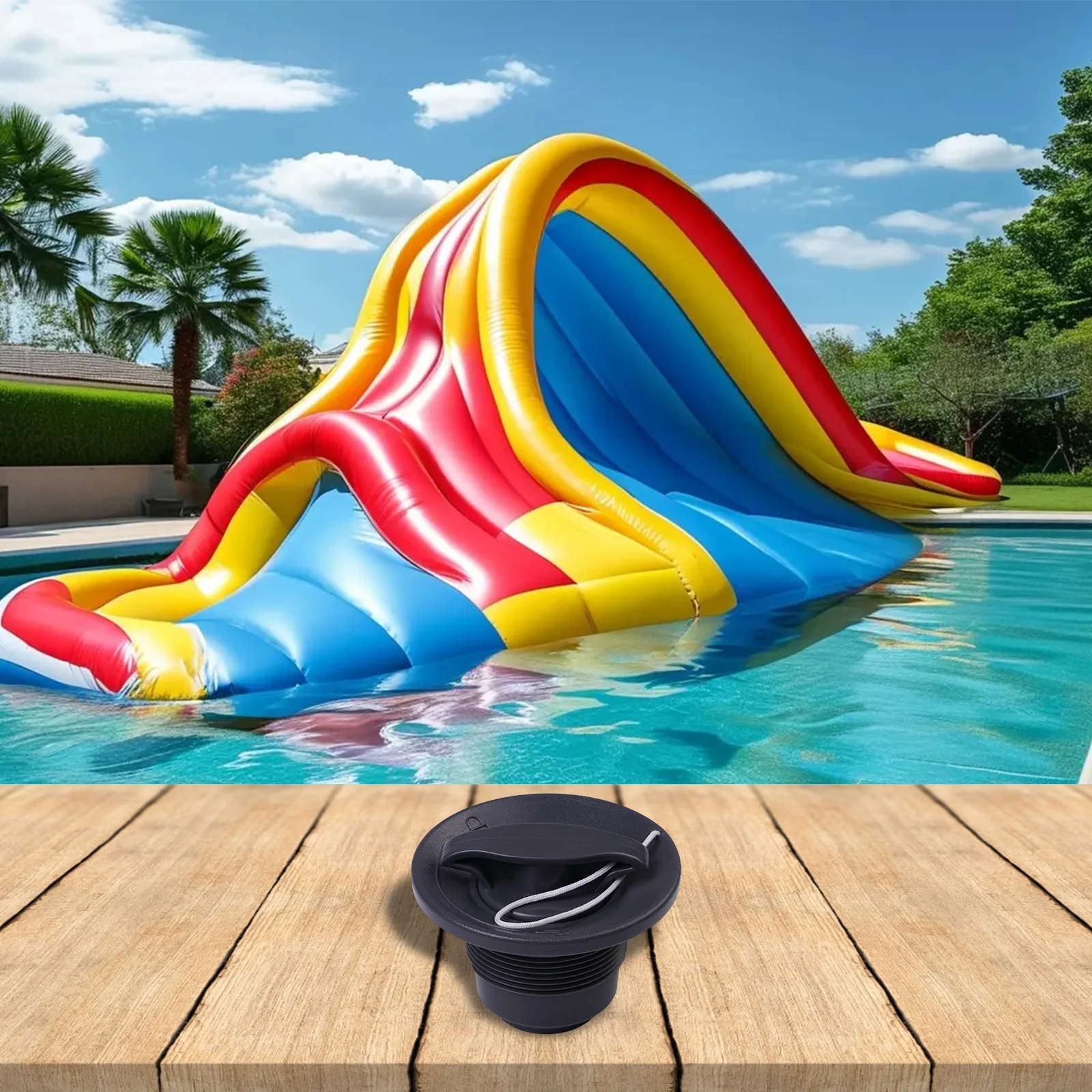 

Водонепроницаемая крышка клапана, крышка воздушного клапана, приключения на свежем воздухе, простая установка, надувное оборудование для надувных волновых досок