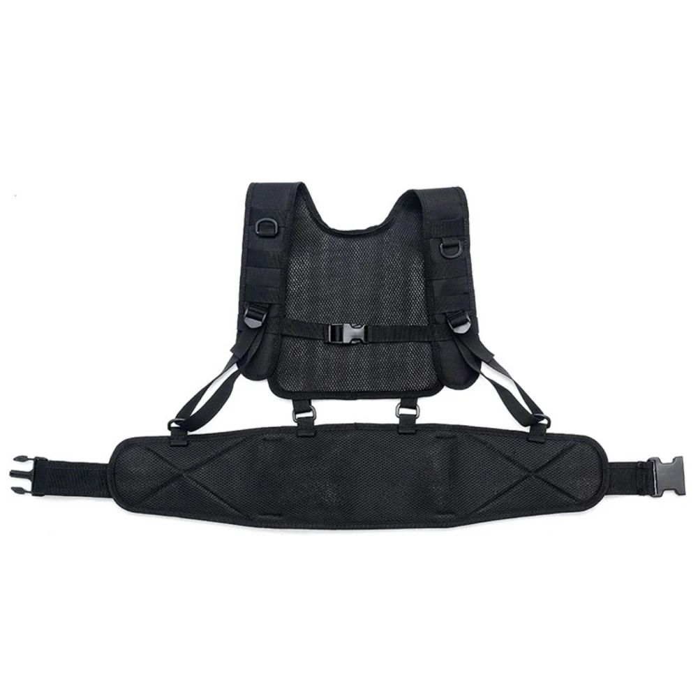 야외 전술 허리띠 조끼 세트, 조절 가능한 다기능 허리띠 전술 조끼