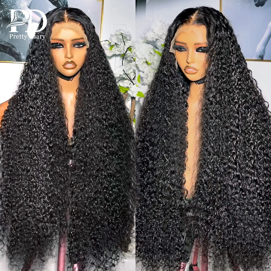 250% Loose Deep Wave 13x6 HD Lace Front Wig 30 34 Inch Transparent 13x4 Water Curly Frontal Human Hair Wigs 5x5 Closure Wig