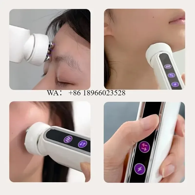 WMWMNU Wholesale Rejuvenation 360 Beauty 3D Vibrating Microcurrent 3 in 1 Facial Lift Roller Massager for Wrinkle