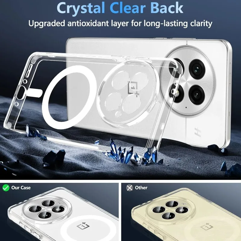 Funda OnePlus 13 Transparente Antigolpes Acrílica Magnética Magsafe - imagen 5
