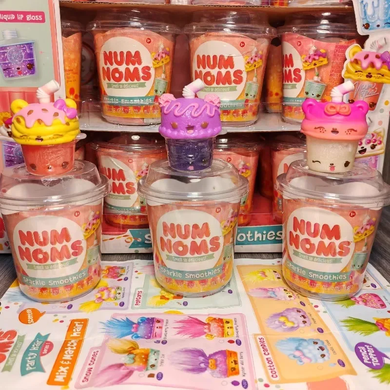 Original Surprise Num Noms Slime Dismantling Toys Delicious Toys Fluffys Mystery Sparkling Frost Cup Smell Snackables Kids Gifts