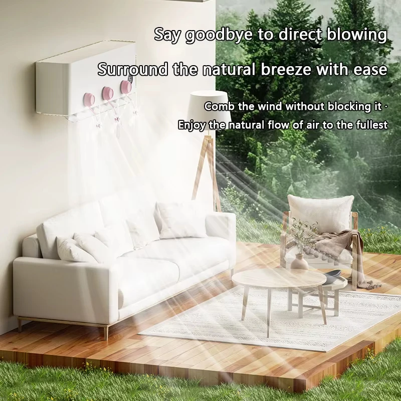 Air Conditioner Rechargeable Handheld Fan Cute Design Portable and Multi-Scenarios and Suitable Hanging Machine Wind Shield