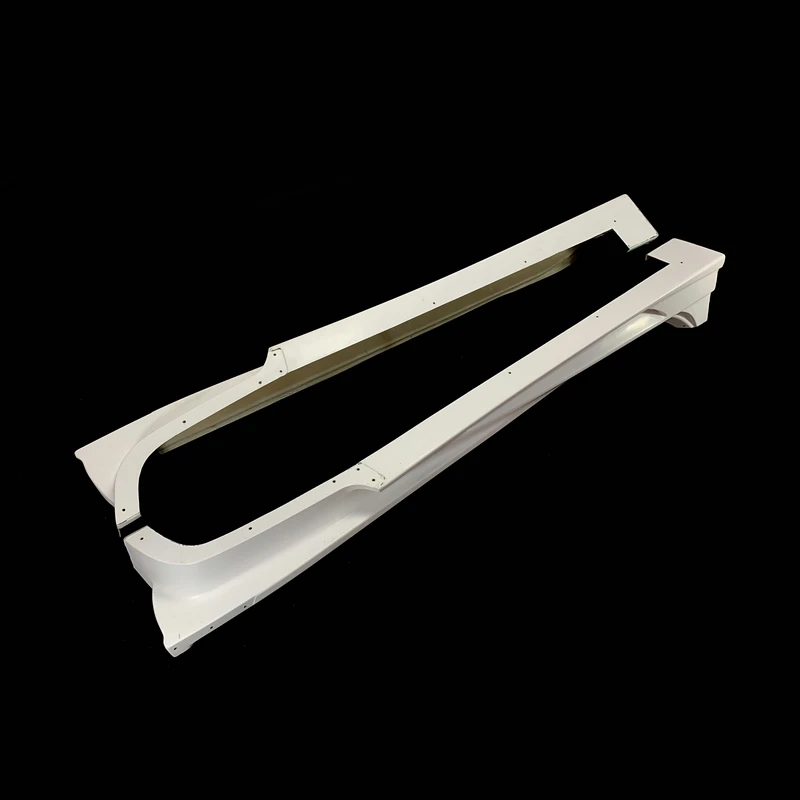 For  Evolution 10 VRS Style EVO Side Skirt with air shroud fiber glass car parts