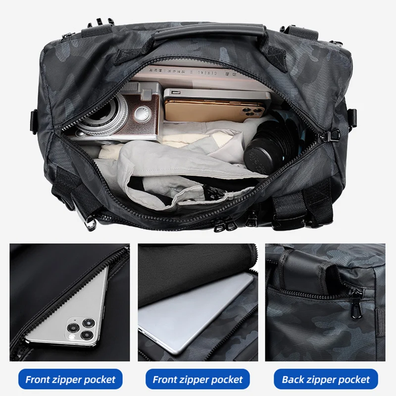 Large Capacity Waterproof Backpack Multicuntional 15.6 Inch Laptop Rucksack Men\'s Travel Luggage Shoulder Bag Mochila XA353C