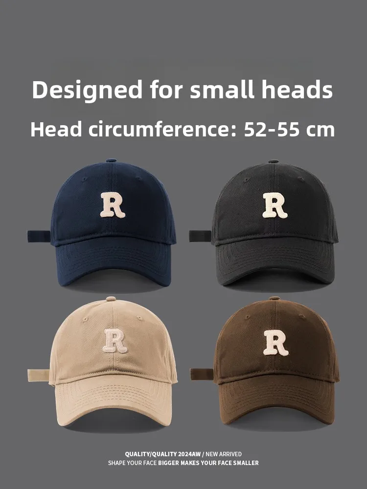 Small Head Size Baseball Cap Unisex Lightweight Sun Protection Hat Casual Style Cotton Hat for Youth And Couples