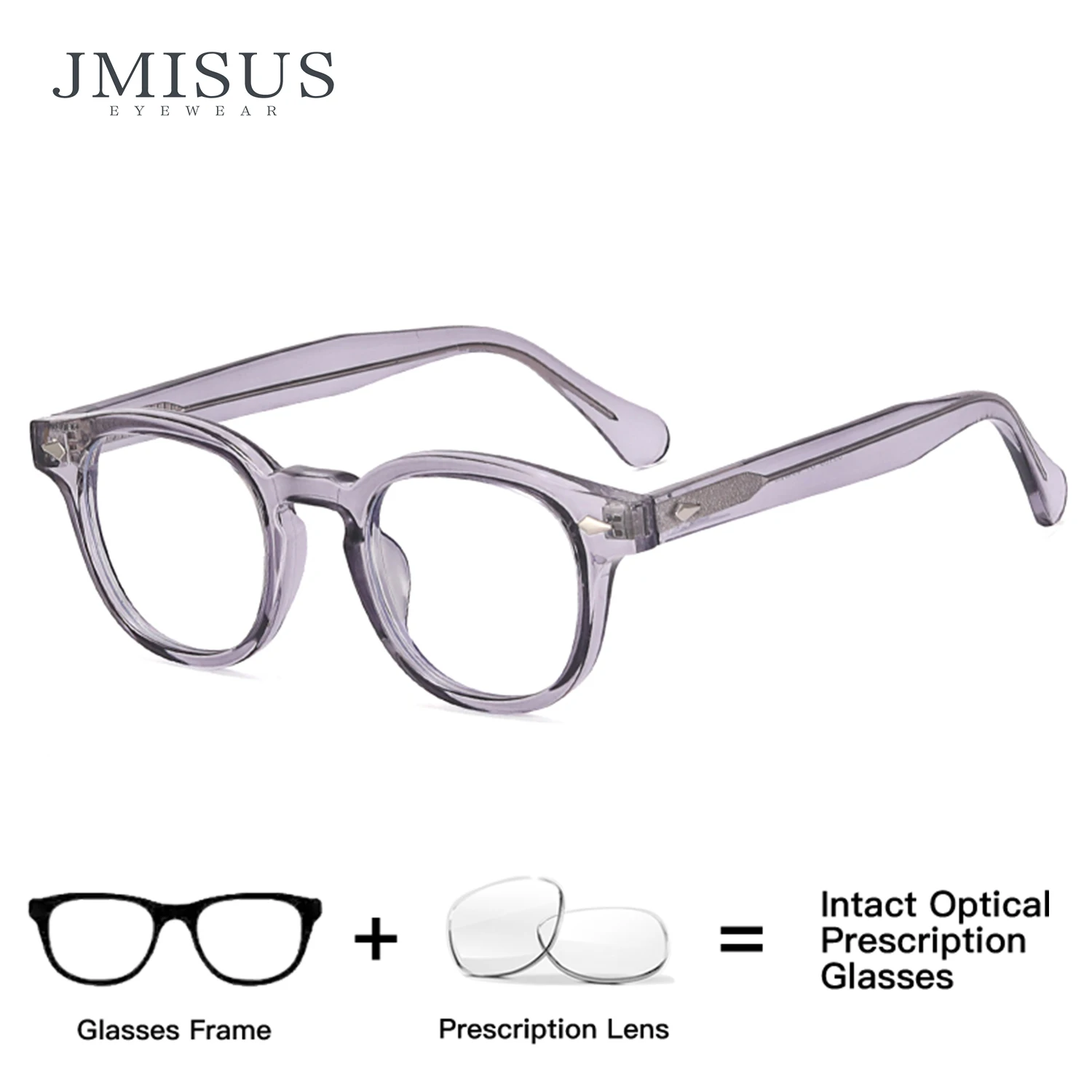 

JMISUS Small Round Prescription Glasses Women Progressive Multifocal Eyeglass Man Anti Blue Light Photochromic Optical Eyewear