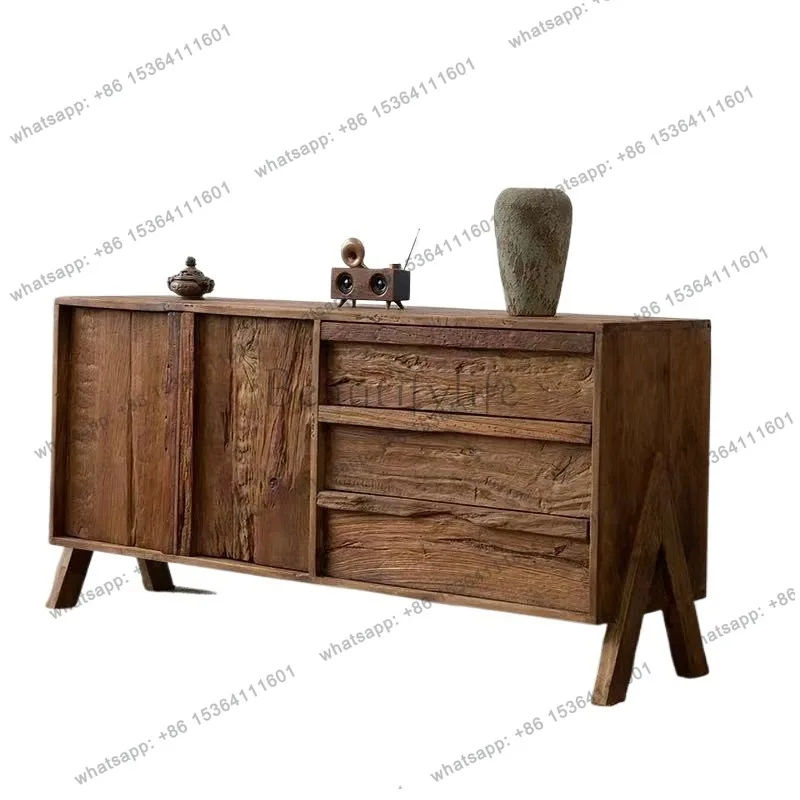 

Деревянные винтажные шкафы для гостиной в деревенском стиле с классическими ящиками, японская мебель для хранения вещей, мебель для дома