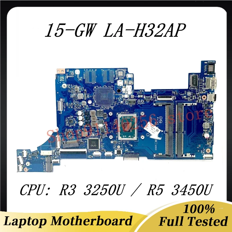 

Mainboard M03669-601 M27608-001 For HP 15-GW 15S-GR 15S-GY Laptop Motherboard LA-H32AP With R3 3250U / R5 3450U CPU 100% Test OK