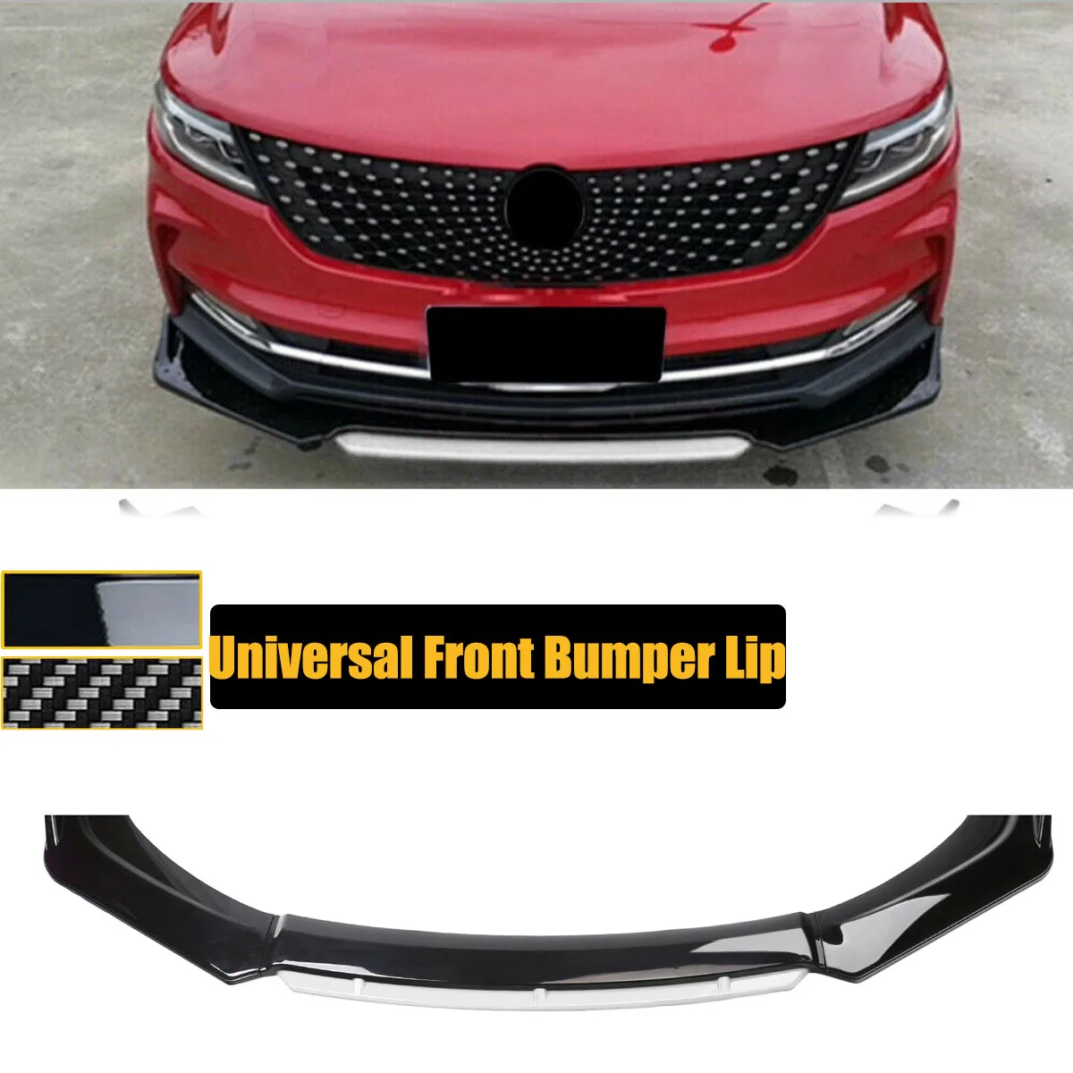 

Universal For Volkswagen VW Audi BMW Honda Front Bumper Lip Spoiler Side Splitter Deflector Body Kit Guards Car Accessories