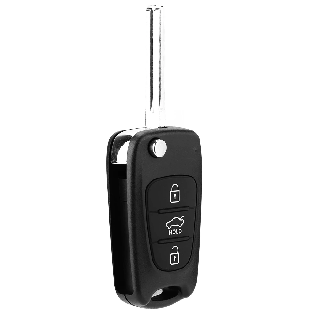 Plastic Key Fob Case 3 Button Key Fob Case  3 Button Remote Key Fob Case Shell Cover Fit For  Rondo  Soul Rio