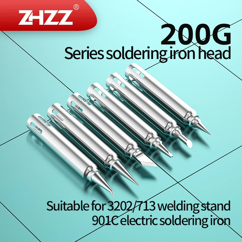 

200G Soldering Iron Tips 200G-B 200G-K 200G-4C 200G-3.2D High quality welding head suitable for QUICK 3202 Welding station