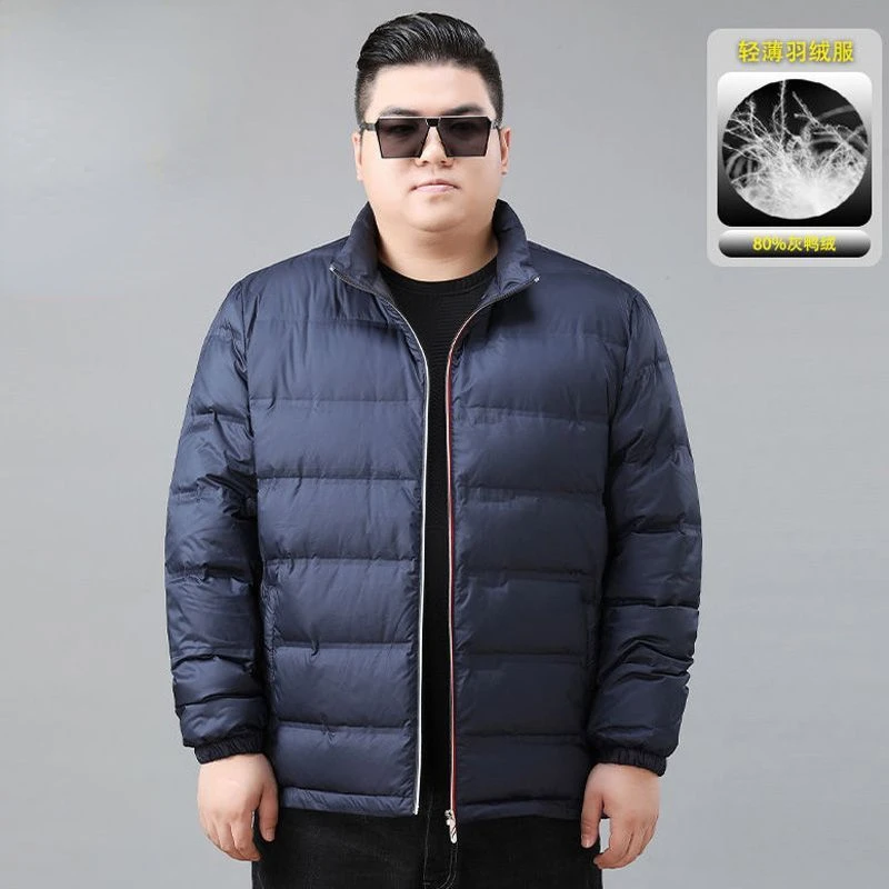 

2023 Men's Winter Jacket Parkas Warm Thick Loose Coats Clothing Solid Colored Big Size Male Jackets New Fashion Outwear V80