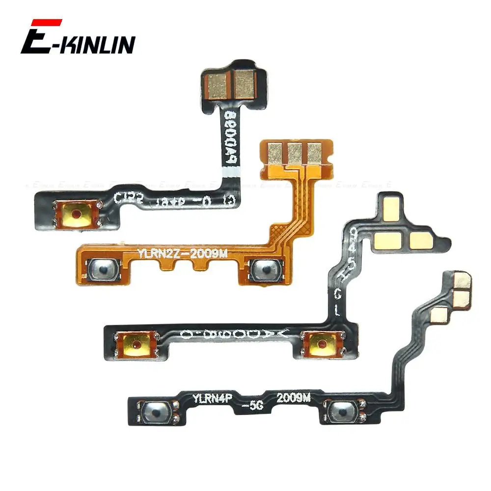 Volume Button ON OFF Key Mute Switch Power Silent Flex Cable For OPPO Reno3 Reno4 Pro Lite F Repair Parts