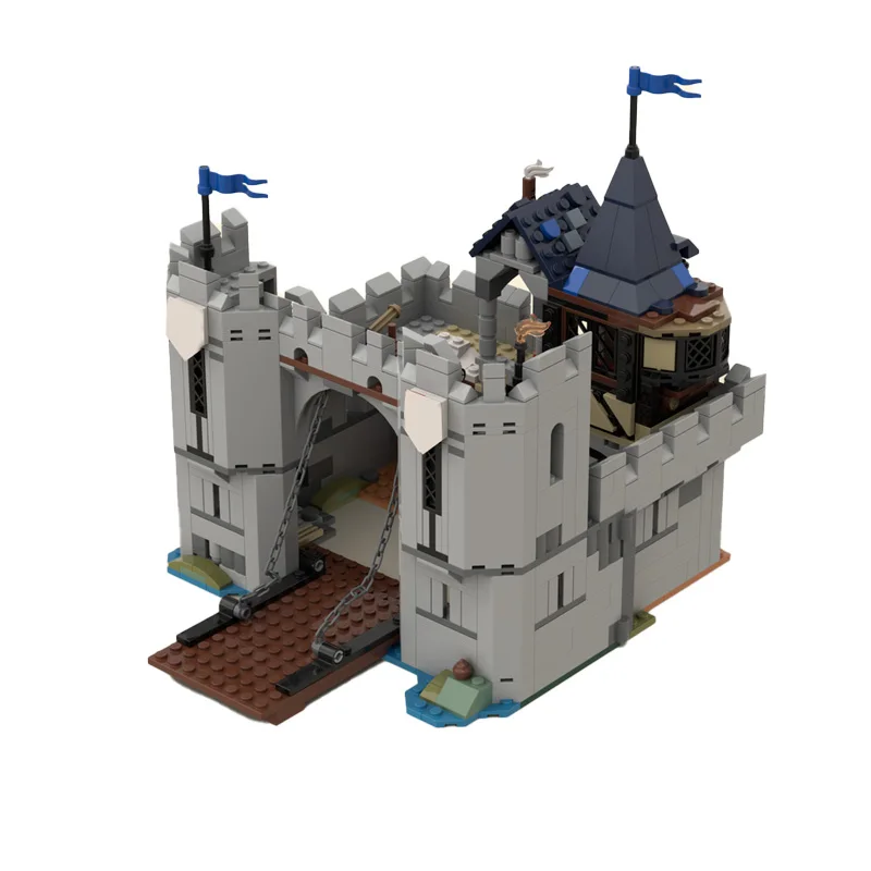 791 PCS Castello Medievale Europeo Tecnologia di Costruzione Modulare MOC Building Blocks Per Bambini FAI DA TE Puzzle Set Giocattoli Regali Di Natale
