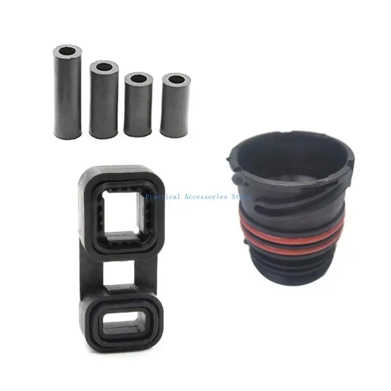 

U75E 6Pcs Transmission Valves Body to Case Sealing Sleeve+PlugAdapter Seal