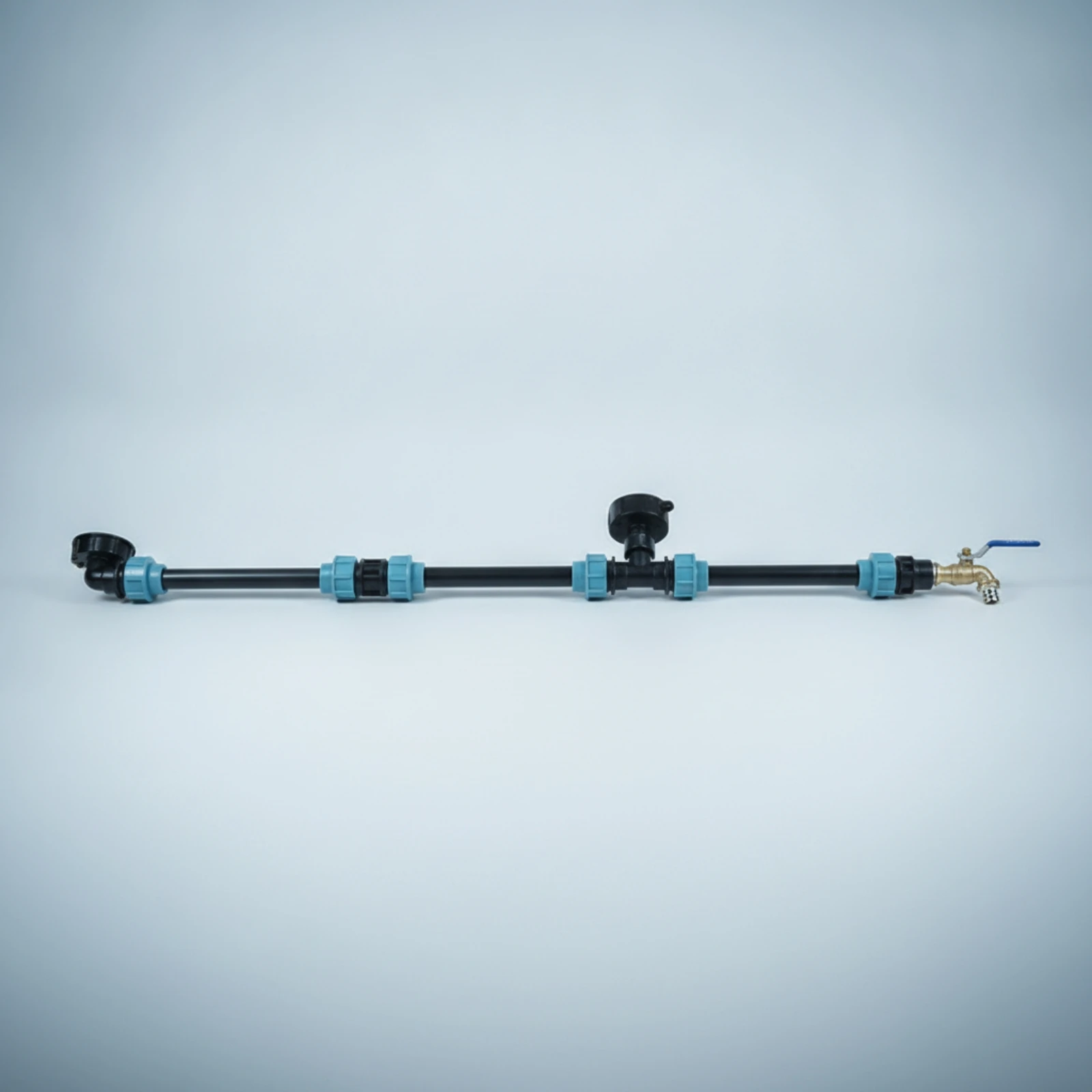 IBC Tote Extension with Ball Valve Coarse-Thread IBC Tote Adapter with Shutoff Valve Quick-Connect Long Service Life