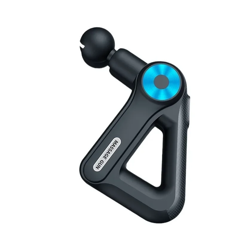 Massageador muscular elétrico fáscia arma 9 engrenagem de velocidade com 9 cabeças de massagem ferramenta de relaxamento muscular de percussão de tecido profundo