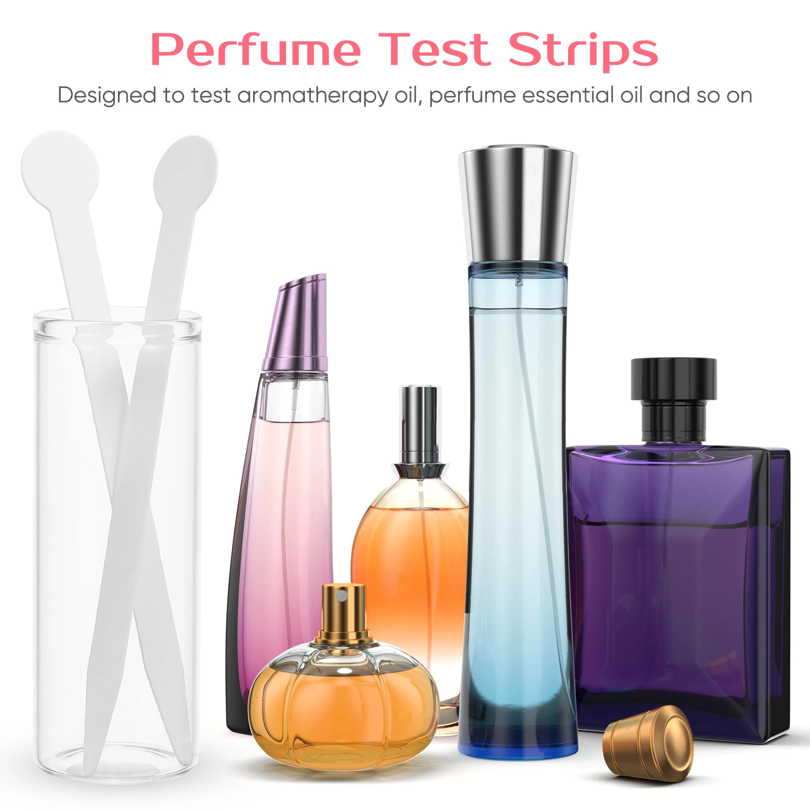 200Pcs Perfume Test Strips Practical Premium Useful Blank Incense Paper Perfume-Blotter Incense Testing Paper Perfume
