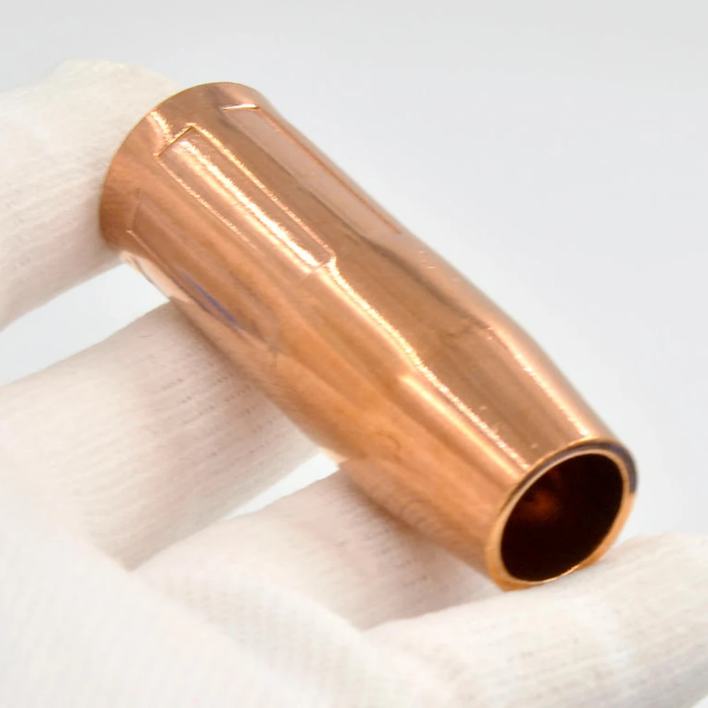 Copper MIG MAG Welding Nozzles 21-50 Model 1/2 Inch Diameter Compatible for Lincoln 100L and #1 Gas Shielding 3-Pack