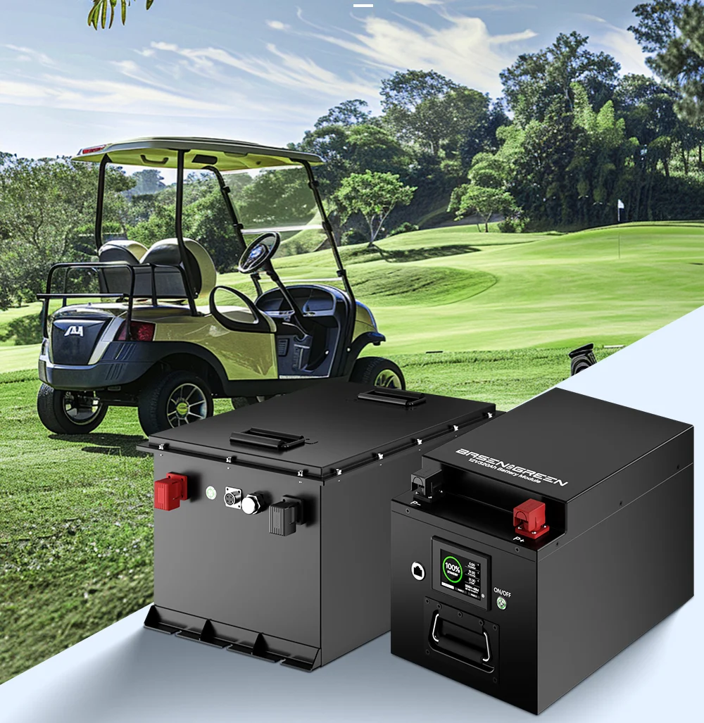 High Performance Cycle Golf Cart Battery Lithium Lifepor Battery 48v 105Ah 125Ah Lithium Golf Cart Electric Vehicle