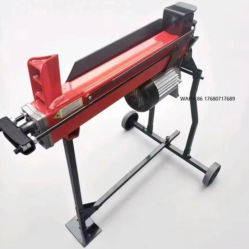 CE Certified 5 7 Ton Electric Firewood Processor 2200W Hydraulic Log Splitter Wood Cutting Machine for Forestry Farm Home Use