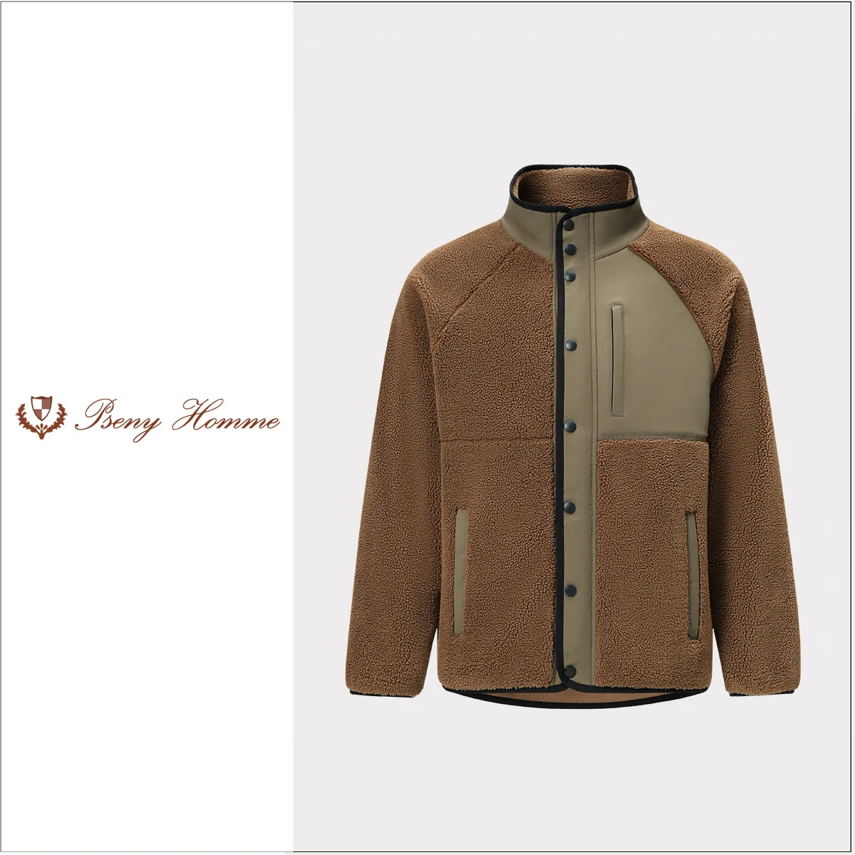   Меховая кожа, встроенная теплая бархатная подкладка, осень-зима, для мужчин и женщин, воротник-стойка Faion Urban Sle