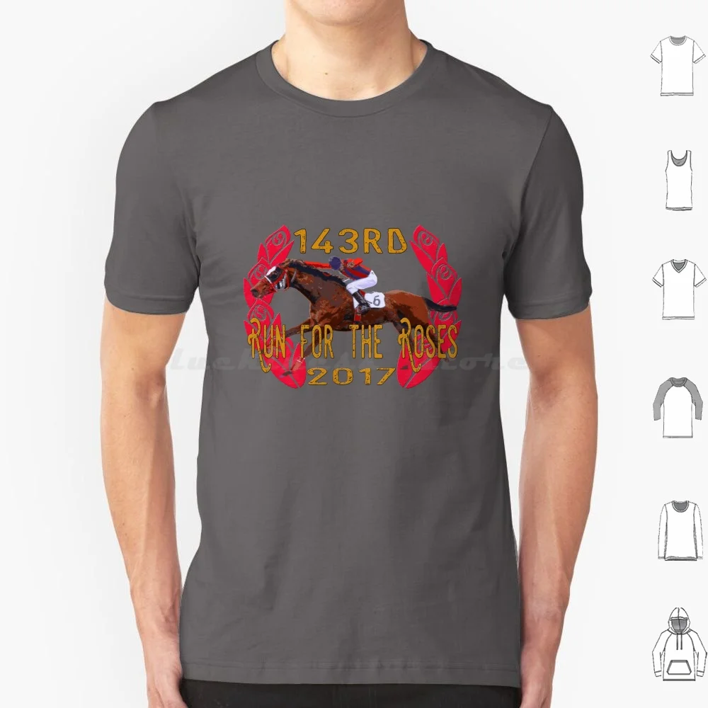 143rd Run For The Roses-Horse Racing T Shirt Cotton Men Women DIY Print Derby Triple Crown Preakness Stakes Belmont Stakes
