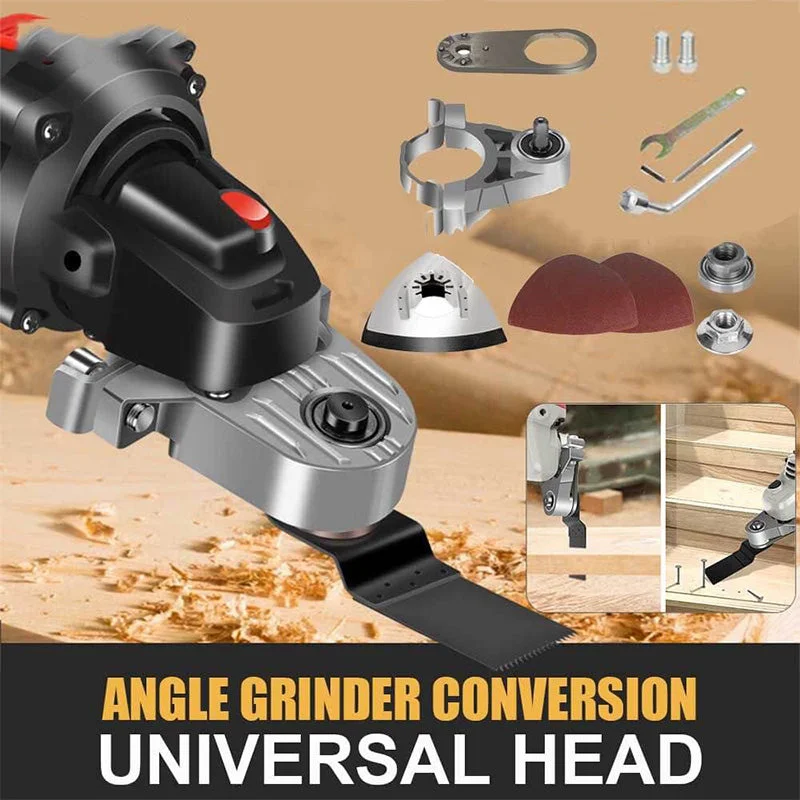 M10 M14 Thread Angle Grinder Conversion Universal Head Adapter For 100mm 115mm 125mm Angle Grinder Polisher Oscillating Tools