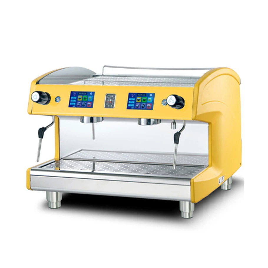 100% New Style Multi-Funtional Factory Price Hot Sales Double Group Italian Making Coffee Electric Espresso Machine