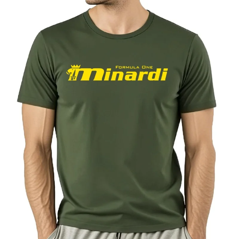 Camiseta للجنسين دي تيلو بادو، دي مودا روبا دي كالي، divertida camiseta de Minardi، إنشاستاس دي لوس كوك