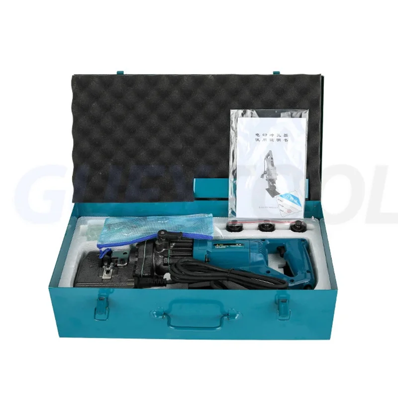 220V/110V Electric Hydraulic Punching Machine Angle Steel Punching Machine Portable Small Channel Steel Punching Machine