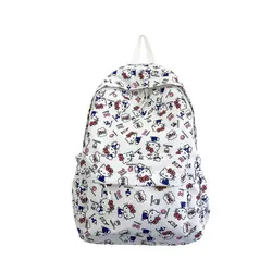 Lovely hello kitty Backpack Cartoon Schoolbag for Girls Boys Kids Knapsack Unisex Travel Laptop Rucksack Bookbag