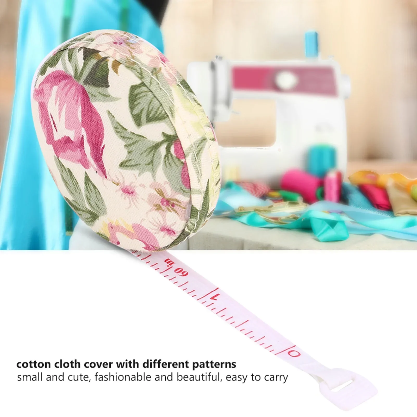 150cm/60in Accurate Tape Measure Tapeline Body Fitness Measuring Retractable Ruler