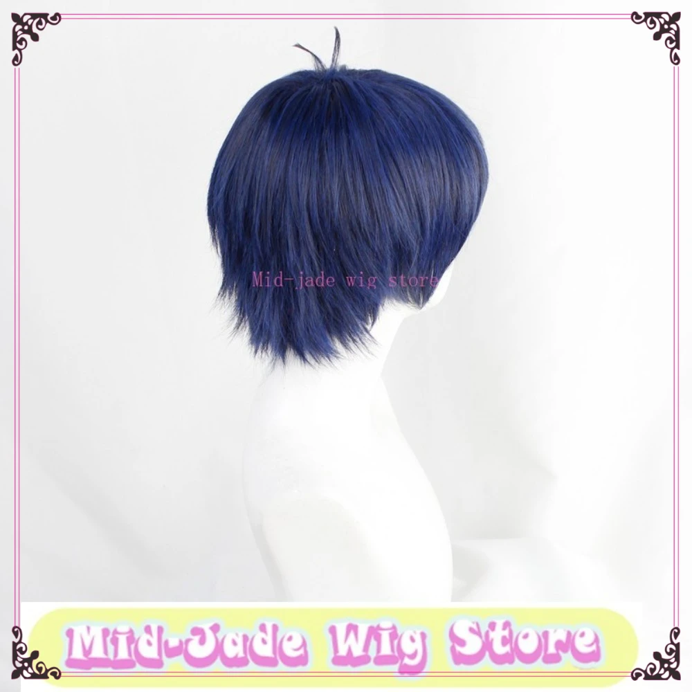 Магазин париков среднего нефрита Twisted Wonderland Deuce Spade, парик для косплея, аниме, термостойкие синтетические волосы, парик для Хэллоуина