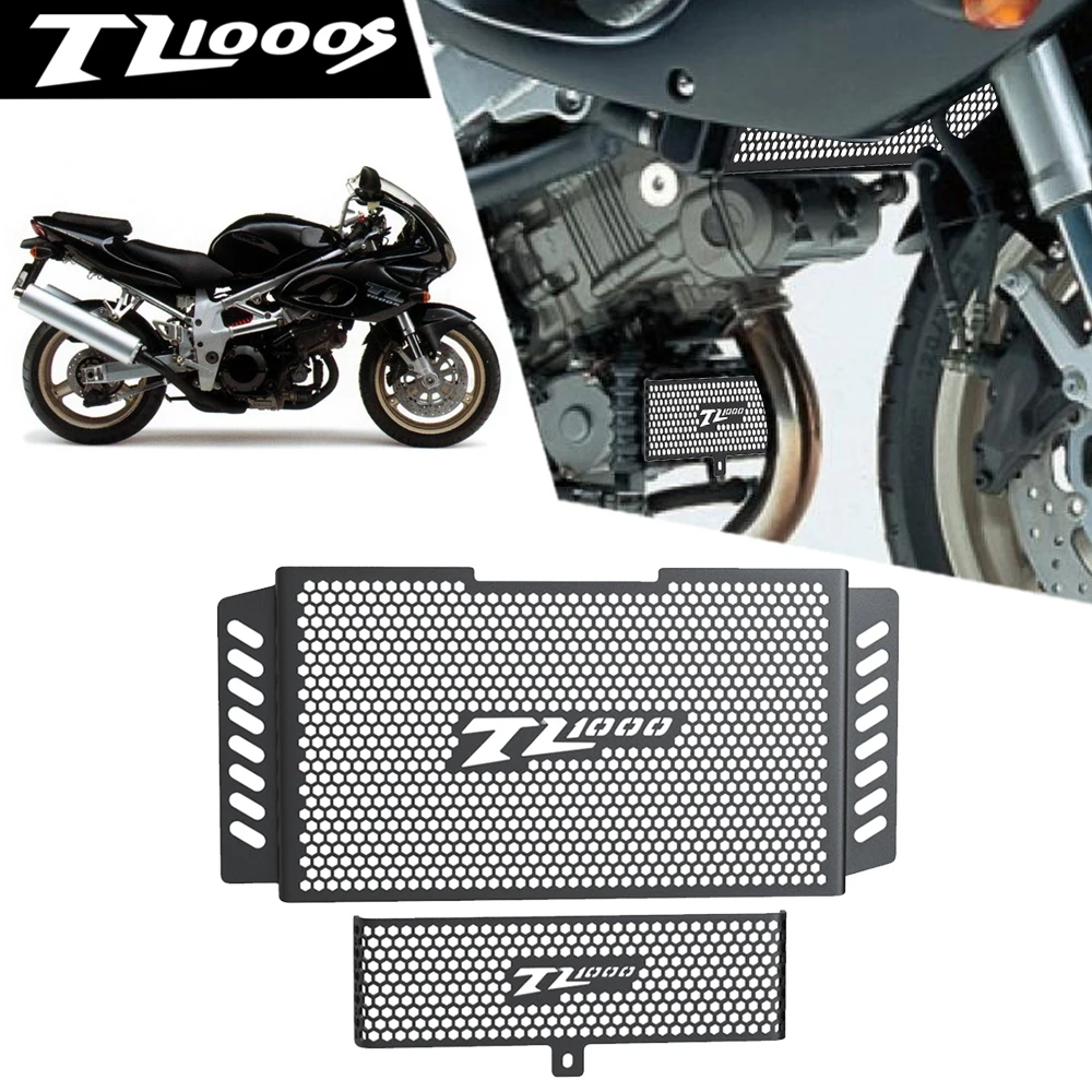 

For SUZUKI TL1000S TL 1000S TL1000 S 1997 1998 1999 2000 2001 Motorcycle Accessories Radiator Guard Grille Cover Oil Cooler Set