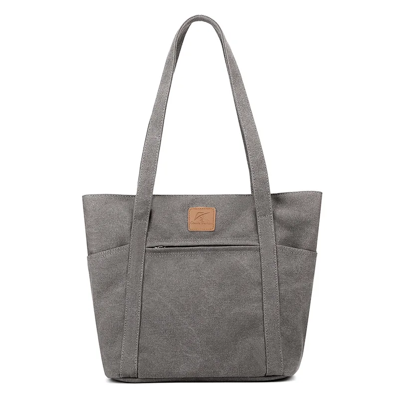 

Вместительные холщовые сумки-тоуты для работы и поездок, сумка для книг в студенческом стиле, наплечная сумка для студентов, Bolsos Para Mujer