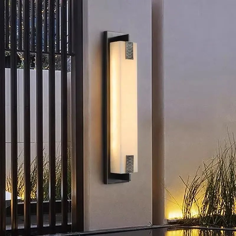 Outdoor LED wall lamp Long cylindrical aluminum die-casting waterproof IP65 60CM 80CM
