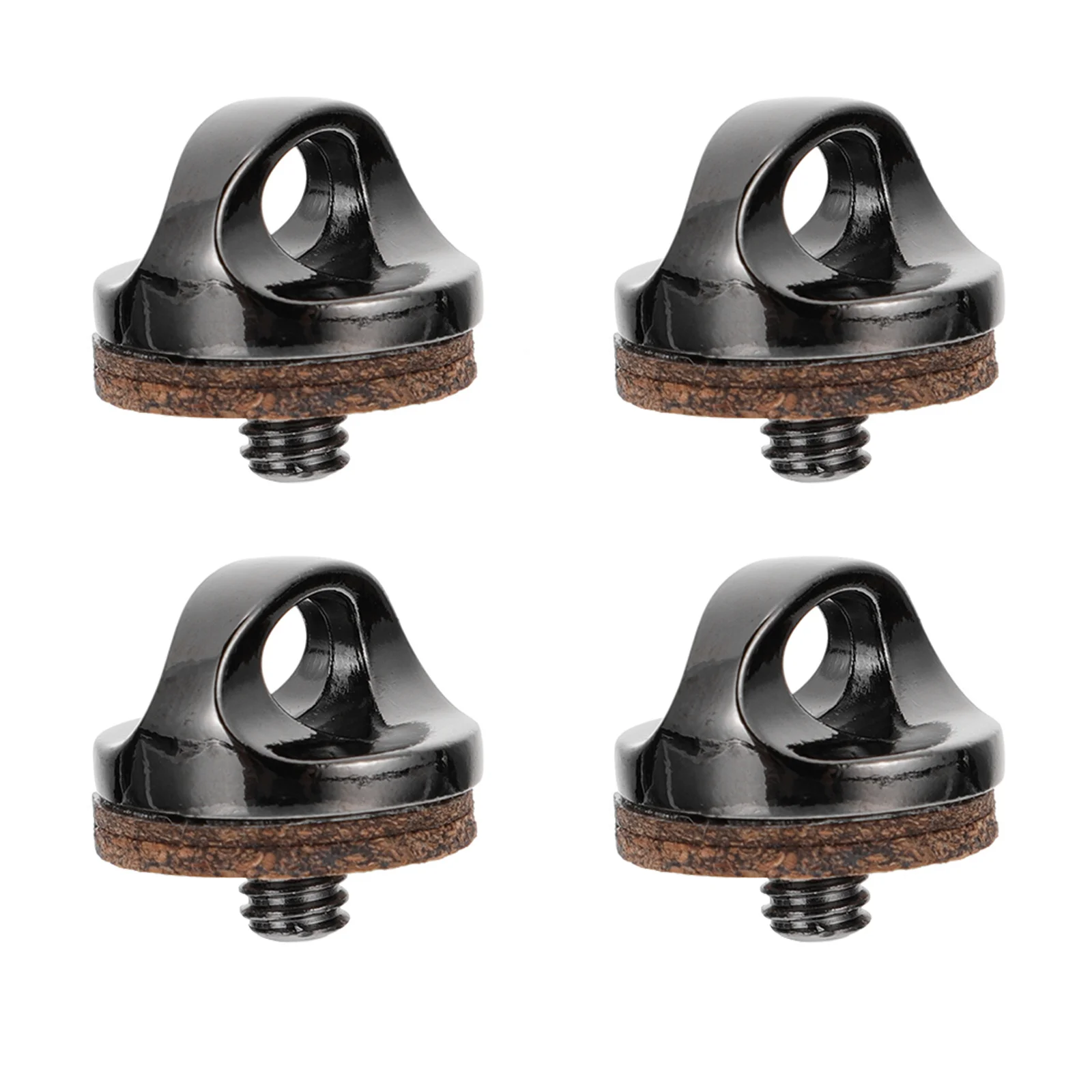 

4 Pieces Camera D-Ring Fixing Screw Neck Strap Mounting Screw with Wooden Washer Quick Release Camera Accessory