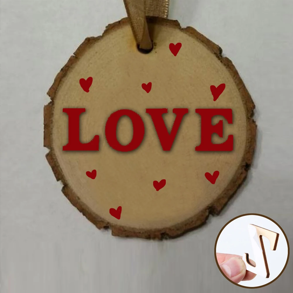 

144 pcs Wooden DIY Alphanumeric Accessories Premium Quality Environmental Protection Safe Precise Cutting Creative Letter Number
