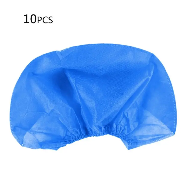 

Y51A Disposable Bouffant Hair Cover Hairnet Service 10Pcs Elastic Dust Hat for Food Service Sleeping for Head Cover