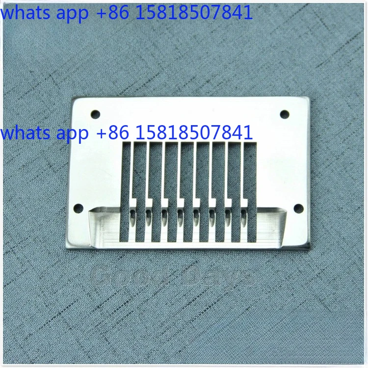 VC008 Multi-needle machine 17-pin tooth with hole needle plate 0.3 needle plate tooth green book D9117A E9117A