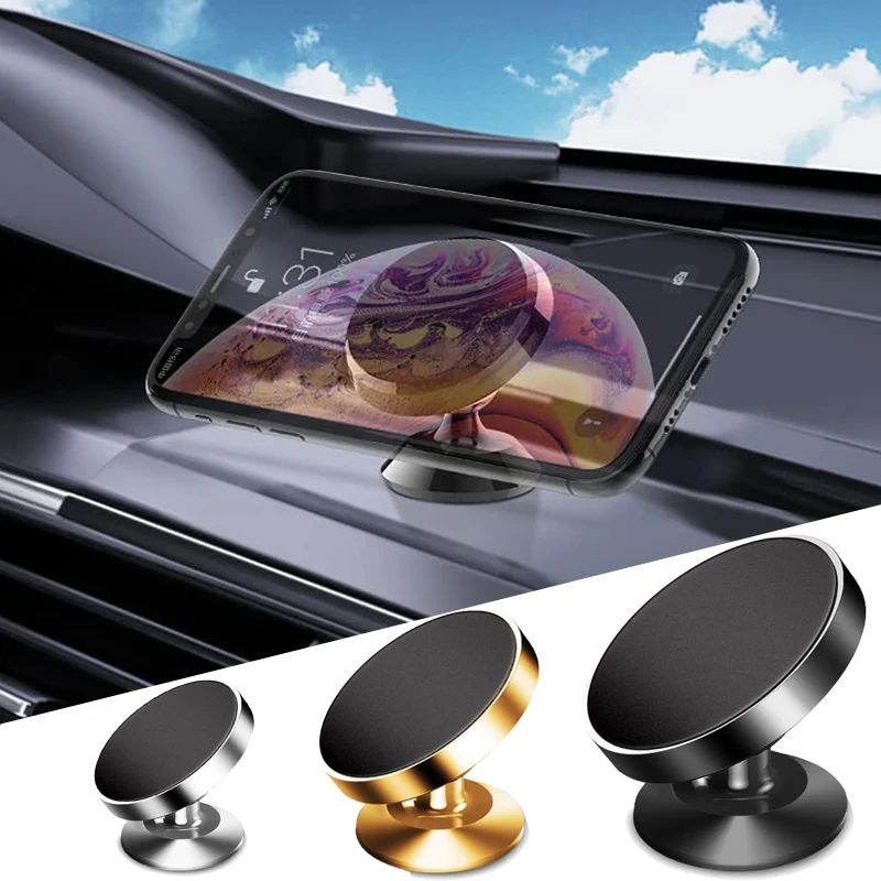 Car Magnetic Holder Air Outlet Cell Phone Holder for Car Strong Magnet Stand for IPhone Xiaomi Huawei Auto Interior Accessories