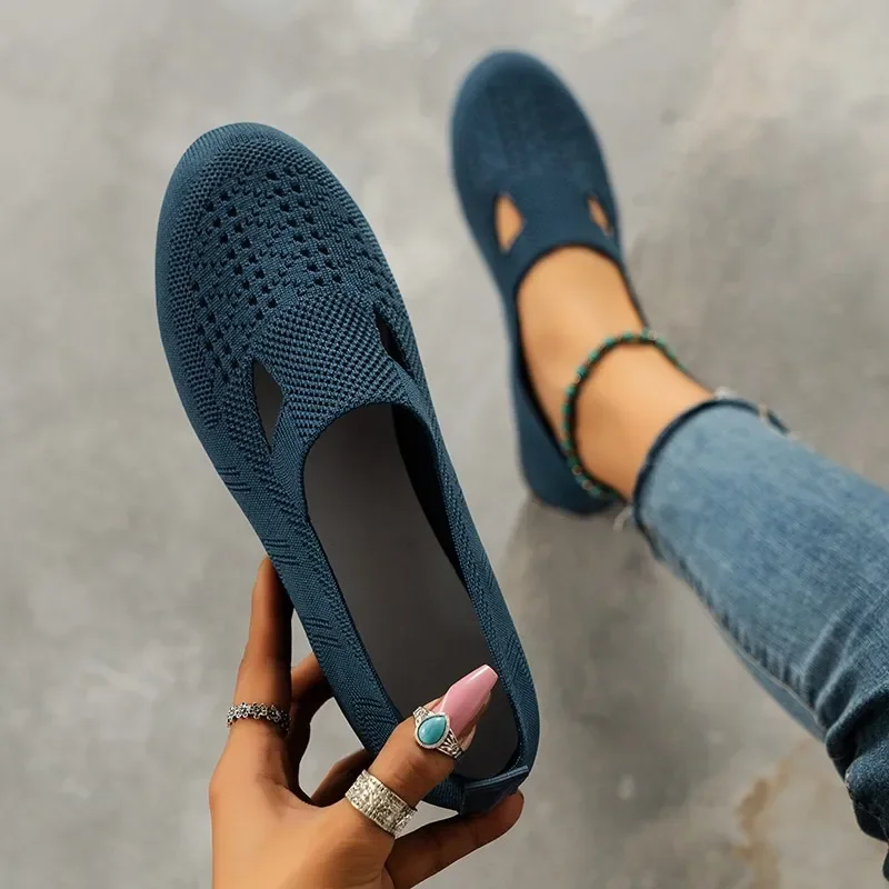 

Women Flats Shoes Spring New Comfortable Casual Ladies Shoes Women Slip-on Ballerina Flats Shoes Ladies Walking Loafer