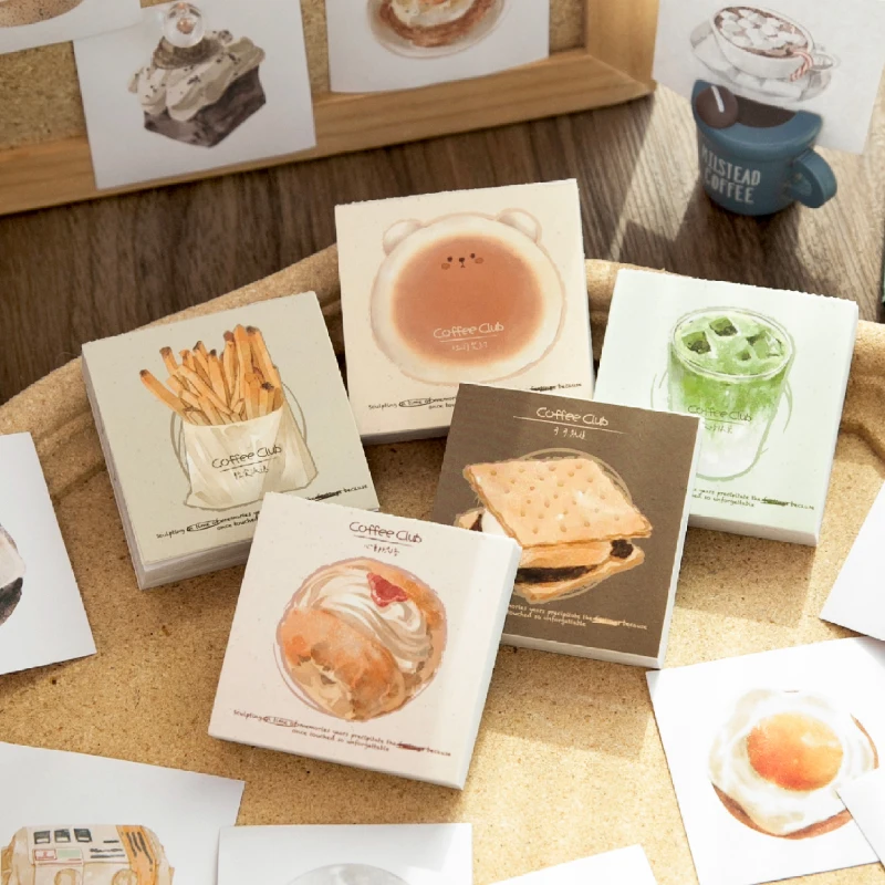 56 Stück Weiße Kraft-Klebeetiketten mit Niedlichen Haustieren & Lebensmitteln Hochwertige DIY Scrapbook-Aufkleber