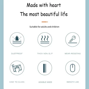 لوحة ماوس الألعاب البيضاء الكبيرة المحمولة للماء غير قابلة للانزلاق من جلد الغزال PU مكتب حصيرة لوحة مفاتيح الكمبيوتر أفضل 10 حصائر كرسي ألعاب مبيعا - No7