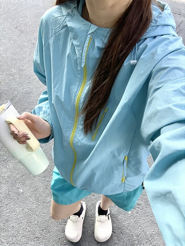 Dopamine Light Bean Green Nylon Quick Dry Outdoor Cycling Suit Women's Summer Sport Skin Clothes Set Breathable Sun Protection - view 4