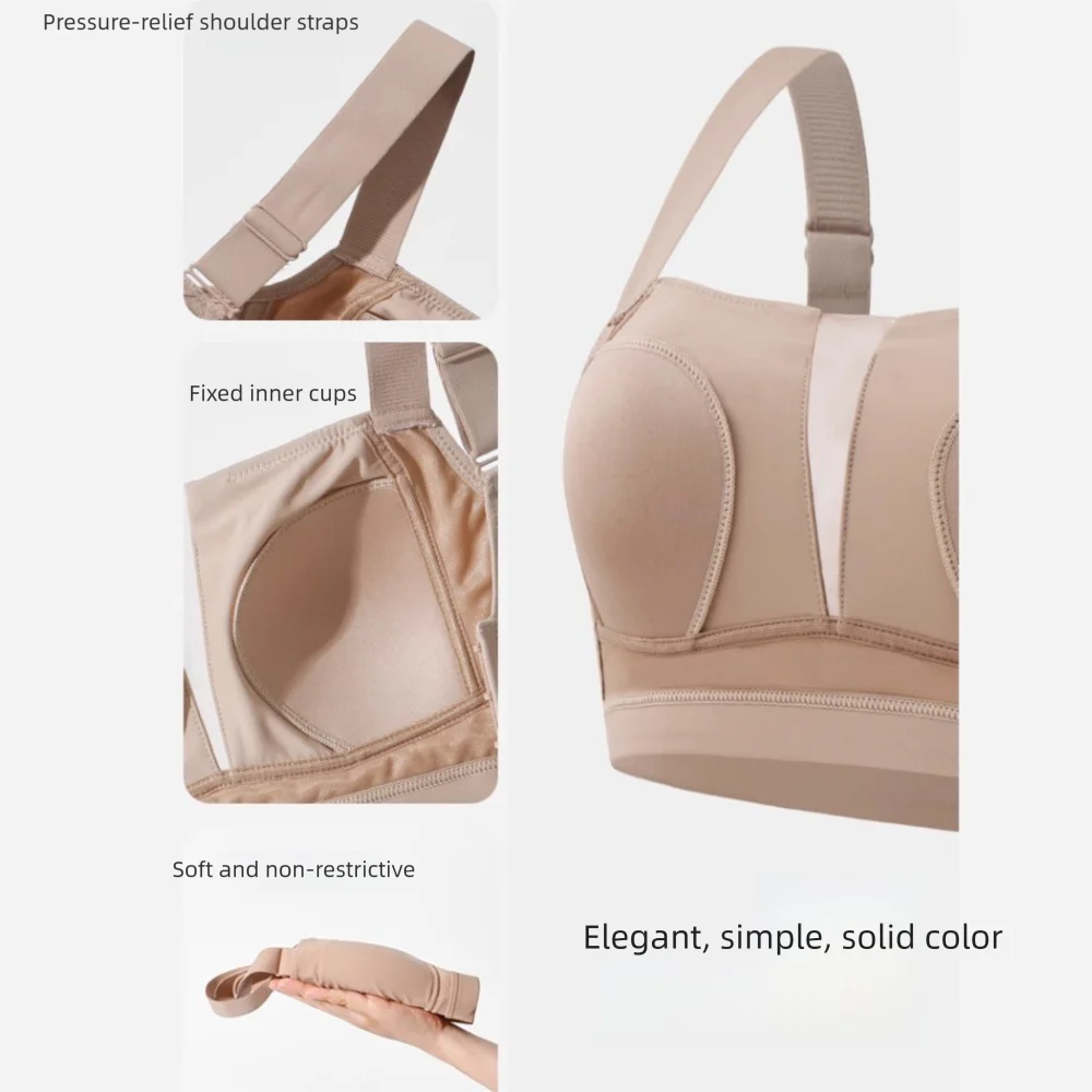 حمالات صدر مريحة قابلة للتنفس، صدرية كبيرة مضادة للترهل، مقاس كبير، حمالة صدر قابلة للتعديل للنساء للارتداء اليومي
